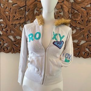 Cute Roxy Zip Up Hoodie